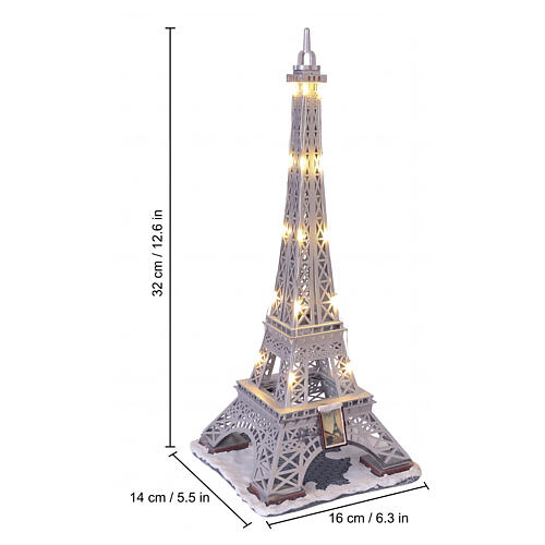 LuVille Eiffel Tower Eiffelturm Ville de Reidy 32x16x14 cm - 1015130 3