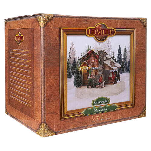 Piste Hotel Hotel an der Skipiste LuVille Schneewald 19x22,5x17 cm - 1033797 6