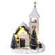 Kyrka igreja nórdica LuVille Schneewald 20x14x15 cm - 1036038 s1