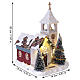 Kyrka igreja nórdica LuVille Schneewald 20x14x15 cm - 1036038 s3