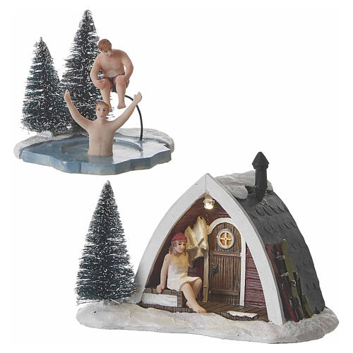 Sauna Ritual set 2 pieces by LuVille, Sledgeholm collection, 5.9x3.9x4.3 in - 1048468 1