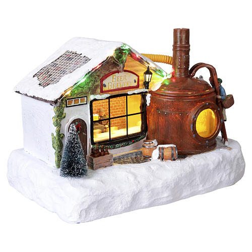 Beer Brewery Bierbrauerei LuVille Schneewald 22x31x20 cm - 1101048 4