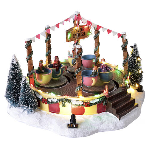 Tea Cup Carousel Tassenkarussell LuVille Ville de Reidy 18x27x26 cm - 1101058 4