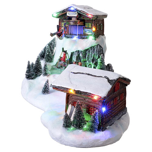 Ski lift Skilift LuVille Schneewald 24x46x28 cm - 1107738 4
