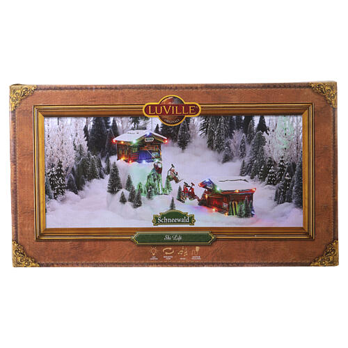 Ski lift Skilift LuVille Schneewald 24x46x28 cm - 1107738 9