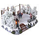 Forest skating pound laghetto ghiacciato bosco LuVille Schneewald 18x30x28 cm - 1107752 s4