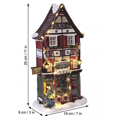 Wintersport shop negozio di sport invernali LuVille Sledgeholm 28x18x8 cm - 1113122 3