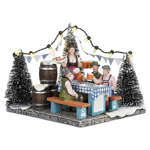 Biergarten Biergarten LuVille Schneewald 10x12x11 cm - 1142332 1