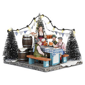 Ogródek piwny - Biergarten, LuVille, Schneewald, 10x12x11 cm, 1142332