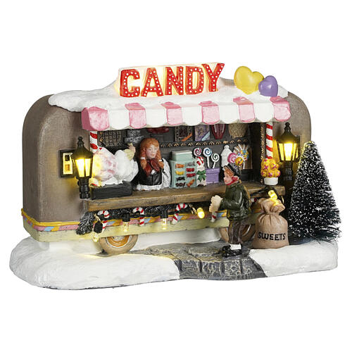 Foodtruck candy food truck di dolci LuVille Ville De Reidy 11x17x7 cm - 1142344 1