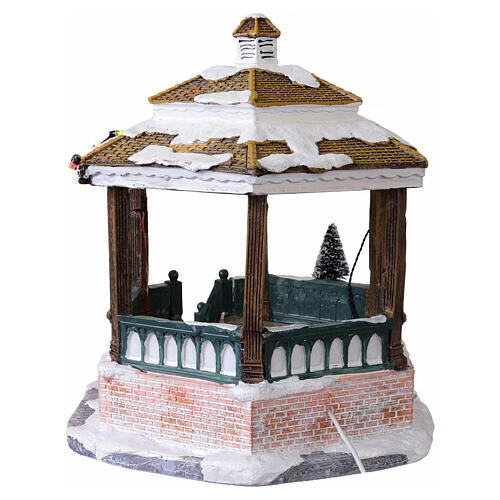 Music Gazebo by LuVille, Schneewald collection, 8.7x8.1x8.5 in - 1142347 5