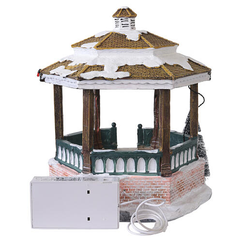Music gazebo gazebo musical LuVille Schneewald 22x21x22 cm - 1142347 6
