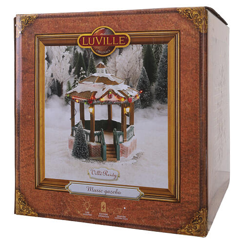 Music gazebo LuVille Schneewald 22x21x22 cm - 1142347 7