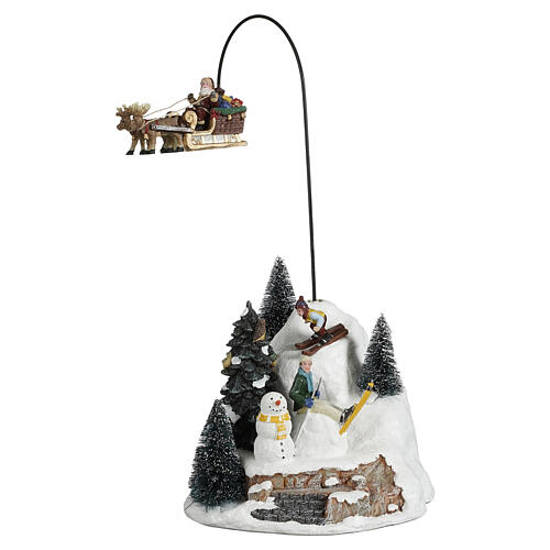 Flying Santa LuVille Sledgeholm 16x17x16 cm - 1142354 1