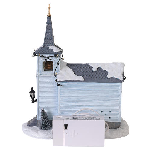 Wooden church igreja de madeira LuVille Sledgeholm 22,5x20x14 cm - 1142358 7