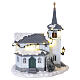 Wooden church igreja de madeira LuVille Sledgeholm 22,5x20x14 cm - 1142358 s1