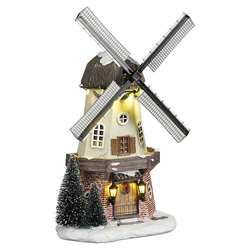 Windmill Mulino a vento LuVille Molendam 27x16x8 cm - 1142369 1