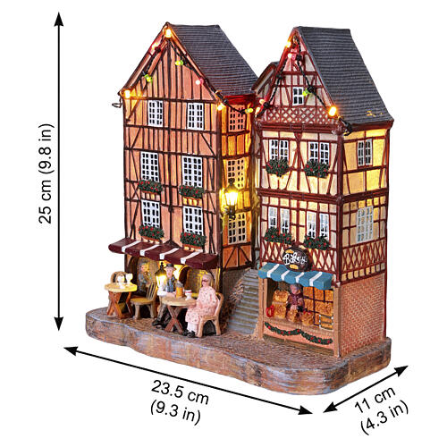 Facade Street Facciata stradale Luville Schneewald 25x24x11 cm - 1162991 3