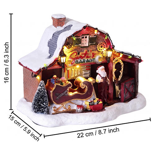 Santa garage - Garaje de Papá Noel LuVille Sledgeholm 16 x 22 x 15 cm - 1162998 3
