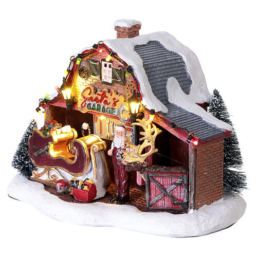 Santa Garage garagem do Pai Natal LuVille Sledgeholm 16x22x15 cm - 1162998 4