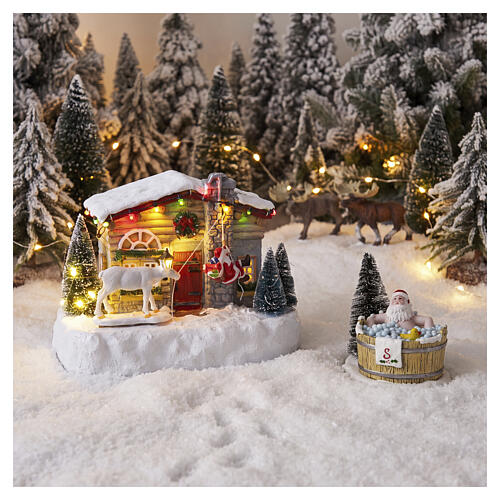 Raise Santa Weihnachtsmann wird hochgehoben LuVille Sledgeholm 18x23x16 cm - 1162999 2