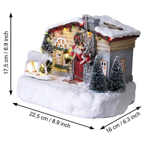 Raise Santa Weihnachtsmann wird hochgehoben LuVille Sledgeholm 18x23x16 cm - 1162999 3