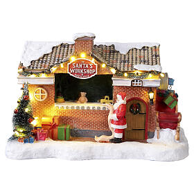 Santa's Workshop Laboratorio di Babbo Natale LuVille Sledgeholm 21x32x18 cm - 1163000