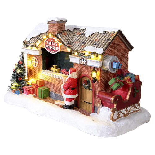 Santa's Workshop Laboratorio di Babbo Natale LuVille Sledgeholm 21x32x18 cm - 1163000 4