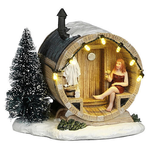 Barrel Sauna LuVille Sledgeholm 12x12x10 cm - 1163001 1