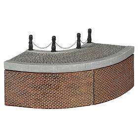 Quays bend curve Gebogene Kaimauer 4-teilig LuVille 12x19x19 cm - 1163034