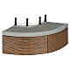 Quays bend curve Gebogene Kaimauer 4-teilig LuVille 12x19x19 cm - 1163034 s1