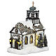 Elzas church Chiesa alsaziana Luville Ville de Reidy 22x18x12 cm - 1180547 s1