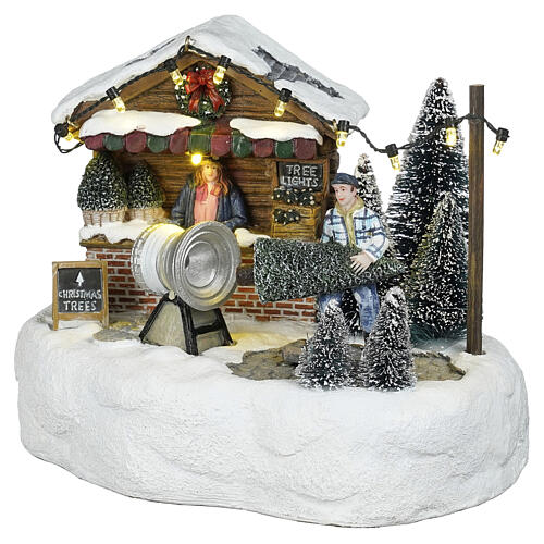 Christmas tree sale Vendita di alberi di Natale LuVille Sledgeholm 15x19x14 cm - 1180556 1