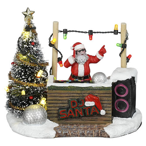 DJ Santa Pai Natal DJ LuVille Sledgeholm 10x12x7 cm - 1180557 1
