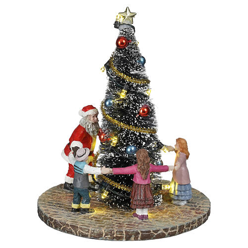 Dancing around the Christmas Tree Tanzen um den Weihnachtsbaum LuVille Sledgeholm 14x12x12 cm - 1180558 1