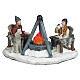 Drinking hot chocolate by the fire Chocolat chaud près du feu LuVille Sledgeholm 7x11x8 cm - 1180565 s1