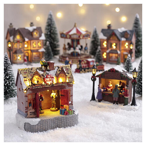 Het pieten huis Casa dei Pieten LuVille Molendam 23x21x13 cm - 1180568 2