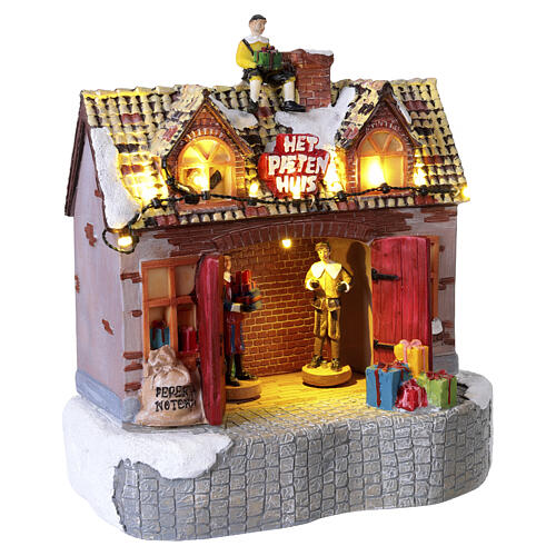 Het pieten huis Casa dei Pieten LuVille Molendam 23x21x13 cm - 1180568 4