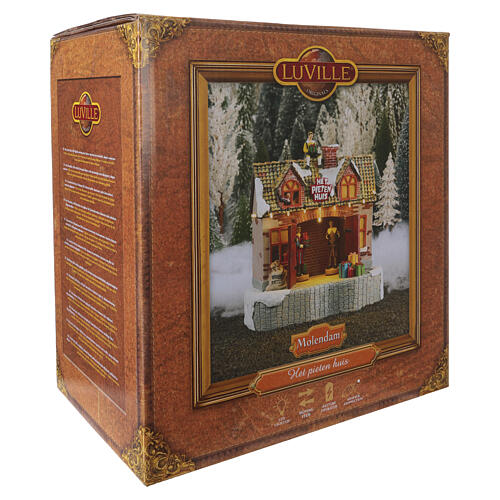 Het pieten huis Casa dei Pieten LuVille Molendam 23x21x13 cm - 1180568 6