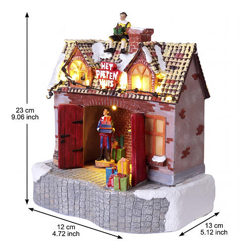 Het Pieten Huis Casa dos Pieten LuVille Molendam 22,5x20,5x12,5 cm - 1180568 3