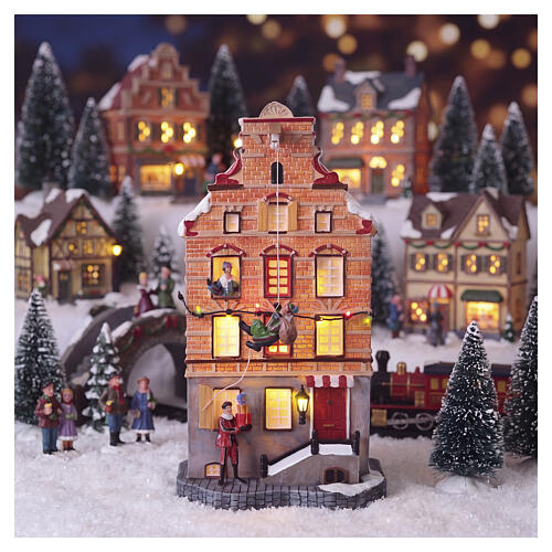 Facade Sinterklaas & Piet Fassade Sinterklaas & Piet LuVille Molendam 31x17x11 cm - 1180573 2