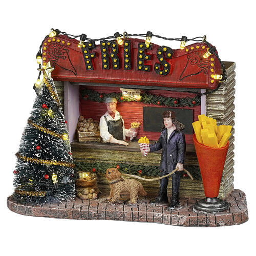 Fries market Chiosco delle patatine fritte Luville Molendam 12x17x8 cm - 1180577 1