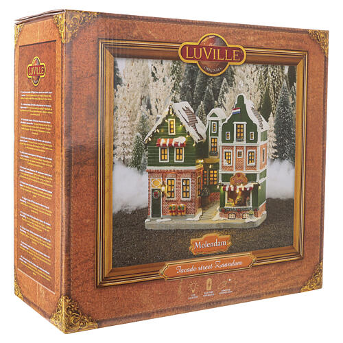 Facade street Zaandam Facciata di Zaandam LuVille Molendam 25x27x10 cm - 1180589 6