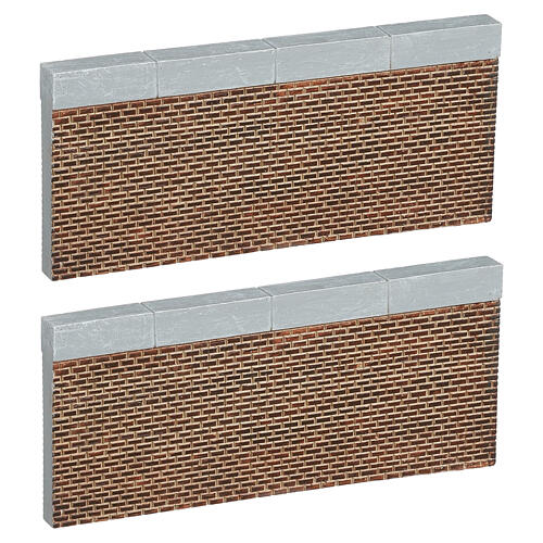 Wall large 2 pieces Große Mauer 2-teiliges Set LuVille 9x20x2 cm - 1180620 1