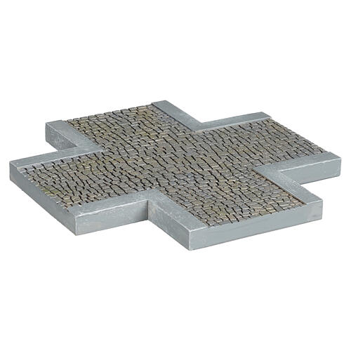Cross road Incrocio stradale Luville 2x21x21 cm - 1180624 1