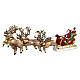 Santa with his elves in a sleigh Weihnachtsmann mit seinen Elfen im Schlitten LuVille Sledgeholm 8x30x6 cm - 1198744 s1