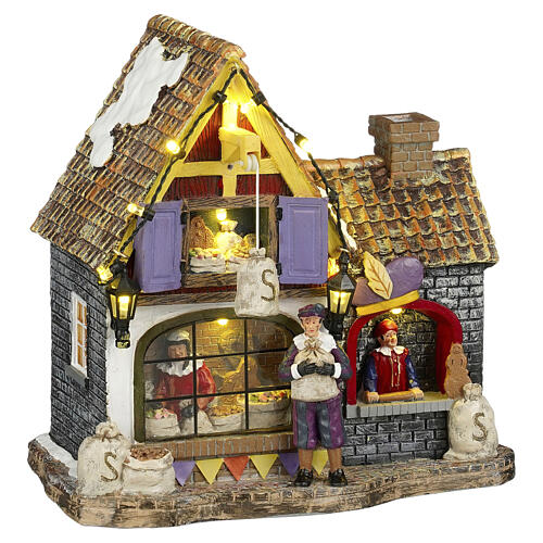 Sints Strooigoed Distribuzione dei dolci di San Nicola LuVille Molendam 16x16x11 cm - 1198750 1
