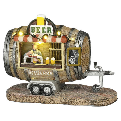 Foodtruck de bière LuVille Molendam 12x16x9 cm - 1198788 1
