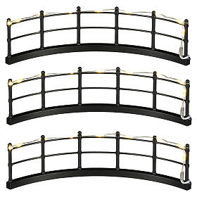 Fence Warm White 3 Pieces warmweiß beleuchteter Zaun 3-teilig LuVille 4x16 cm - 1199554