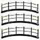 Recinzione luminosa bianco caldo 3 pezzi Luville 4x16 - 1199554 s1